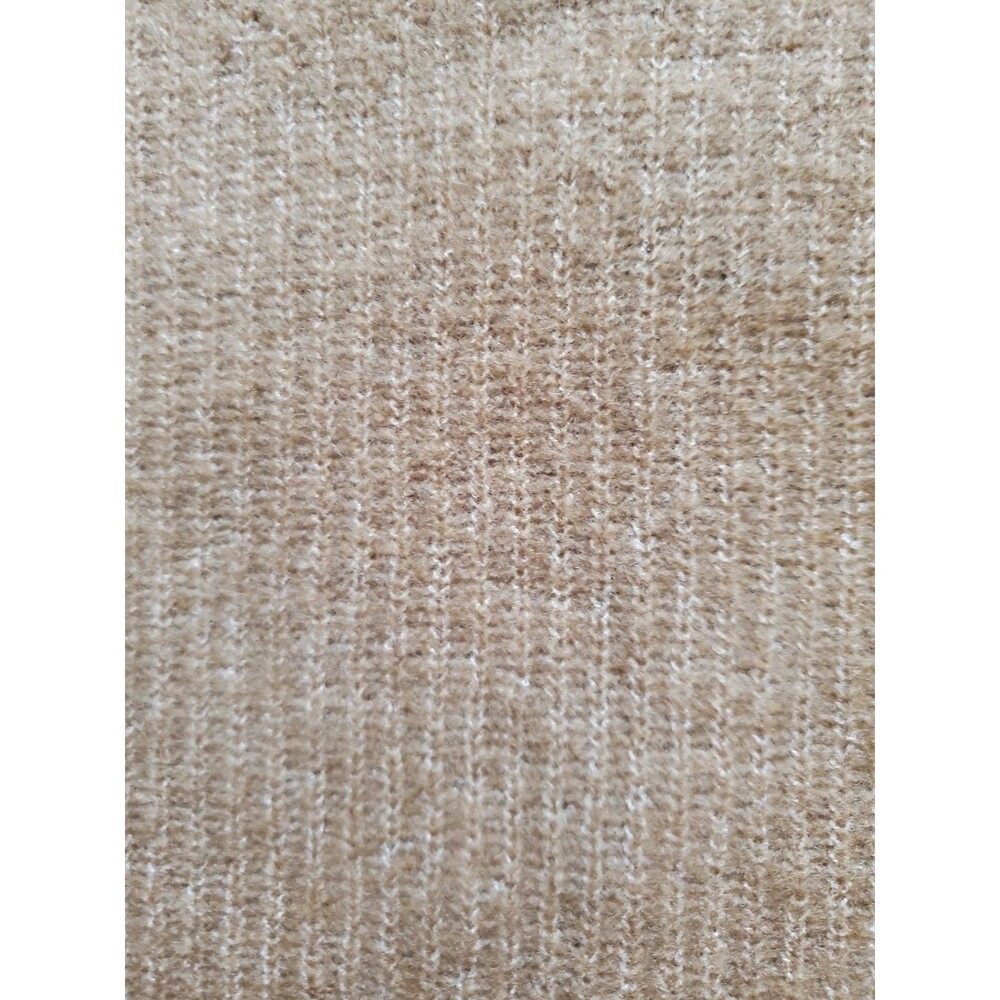 EVERLANE The Cozy Stretch Crop Top XL Color Camel Wool/Yak Soft NWT - Picture 13 of 14